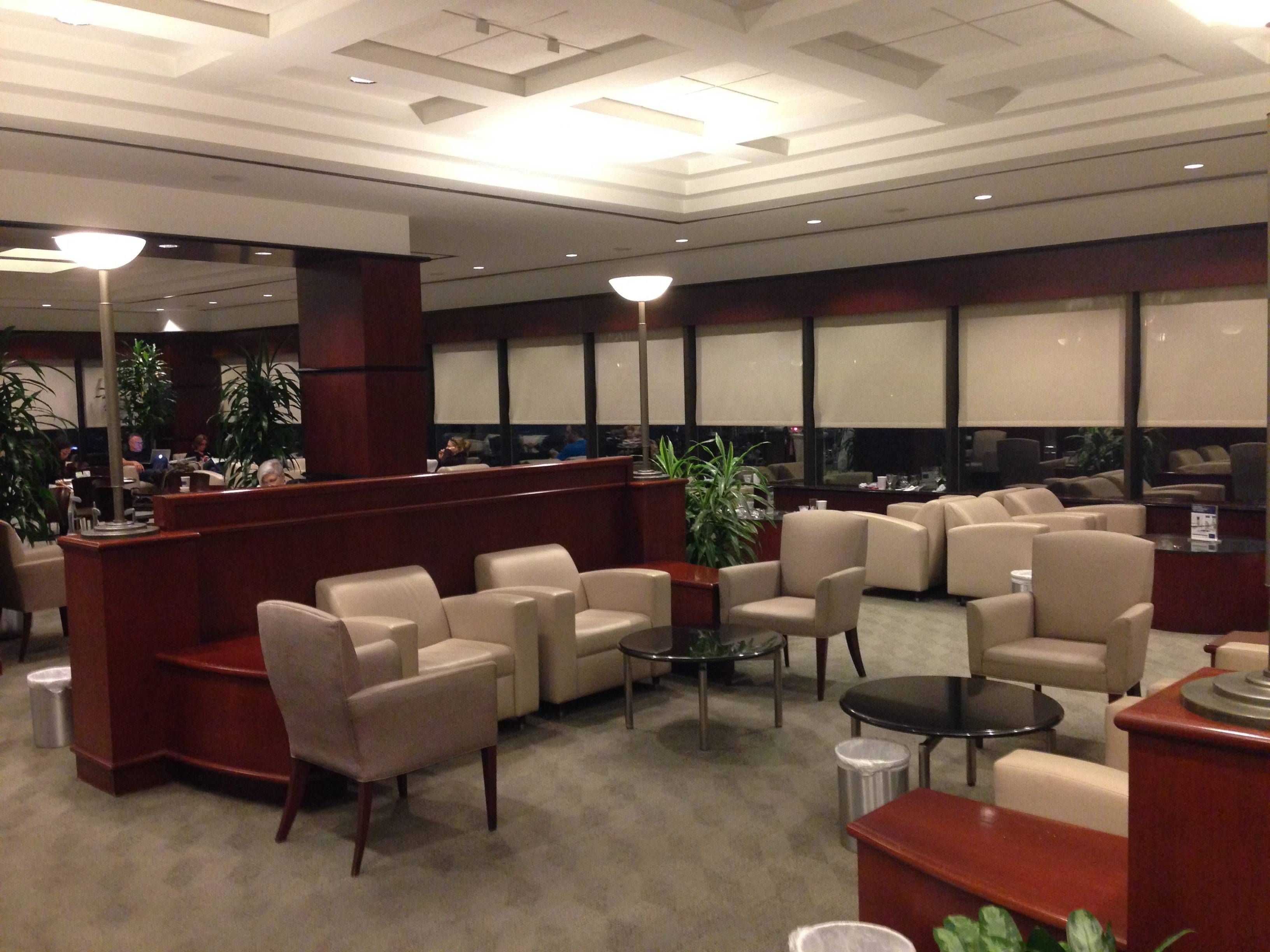 Sala VIP United Club - Aeroporto de Houston (IAH)