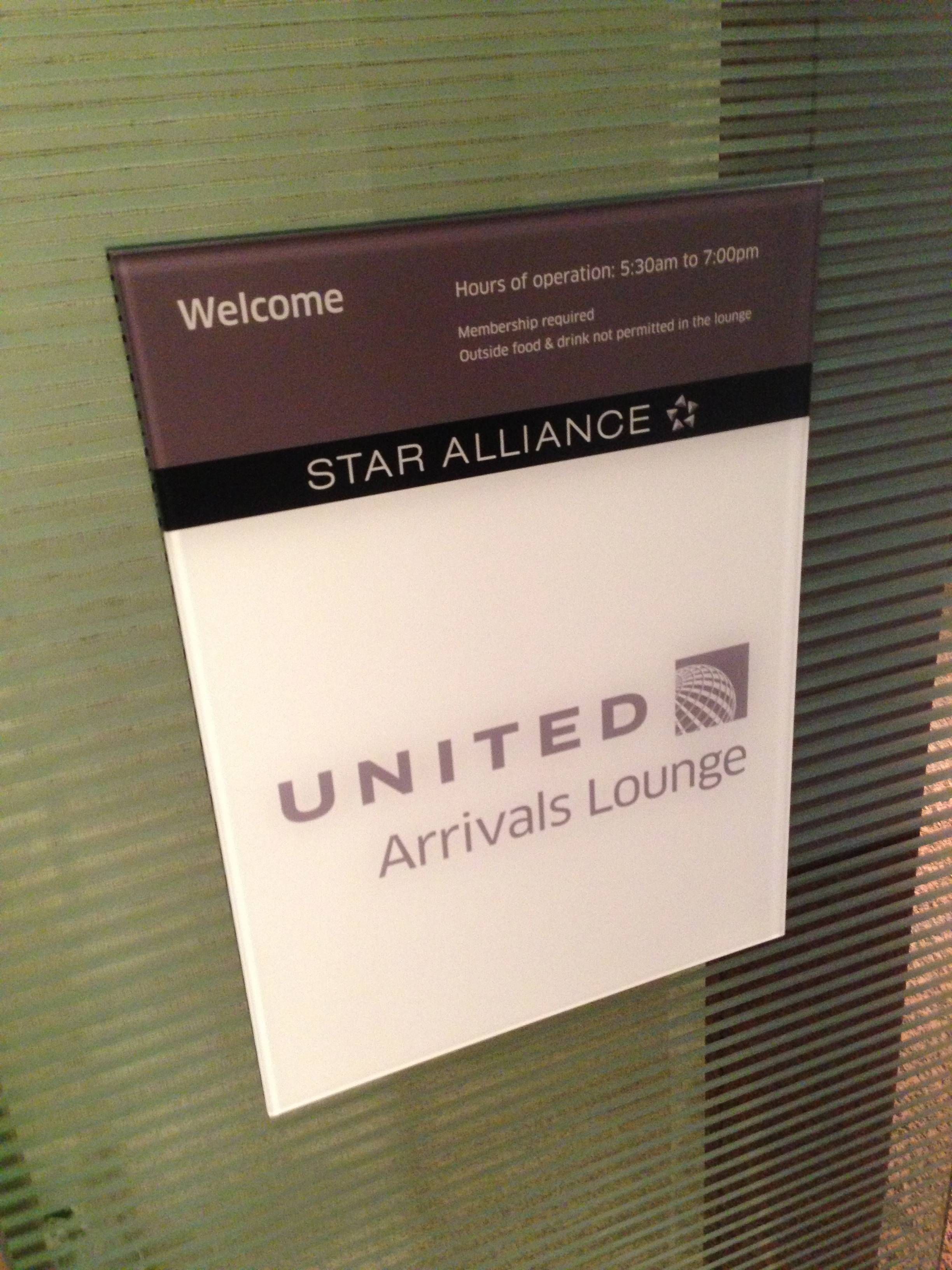 United Club Arrival Lounge Chicago