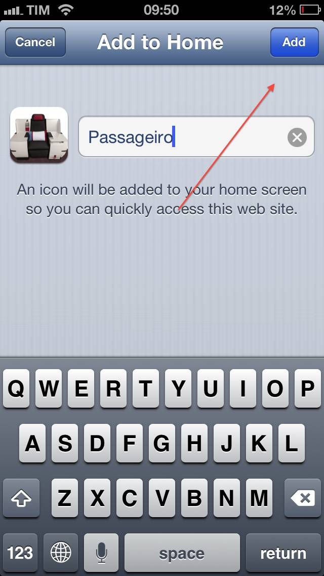 Passageiro de Primeira iPhone 5