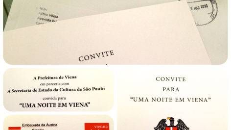 Passageiro de Primeira é convidado pelo governo da Áustria para evento