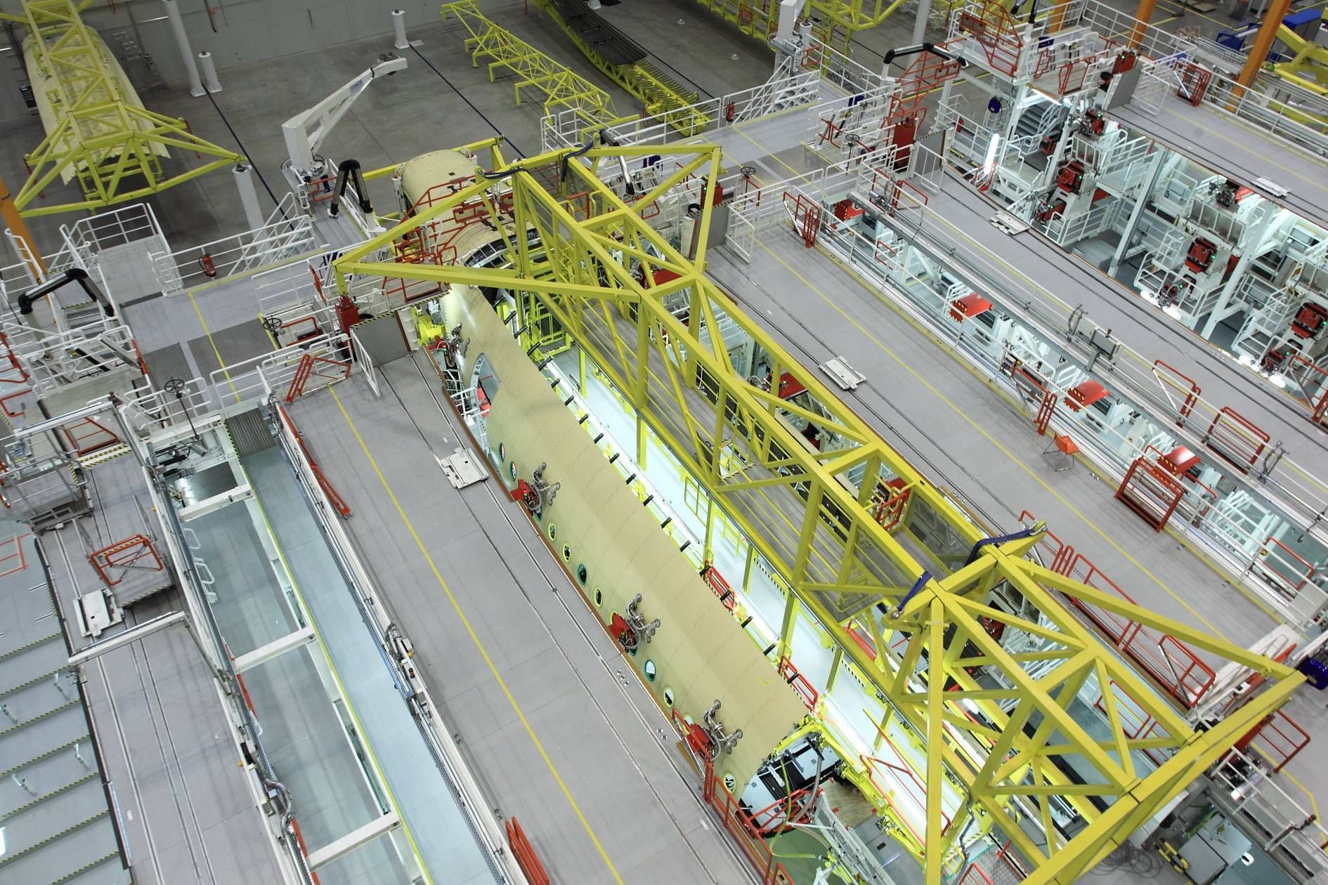Airbus Factory Hamburg - A350 Assembly Line