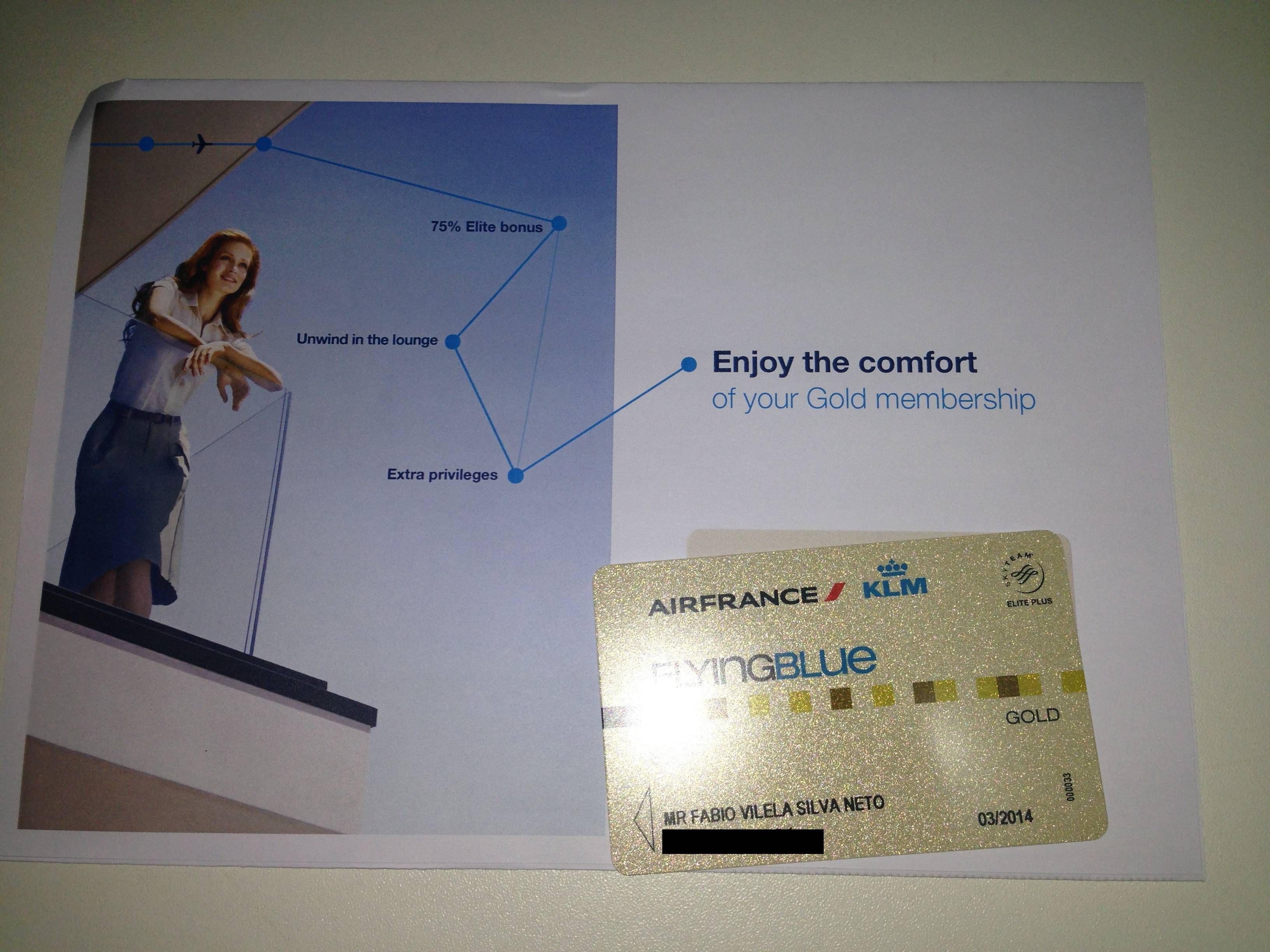 Air France Flying Blue Gold