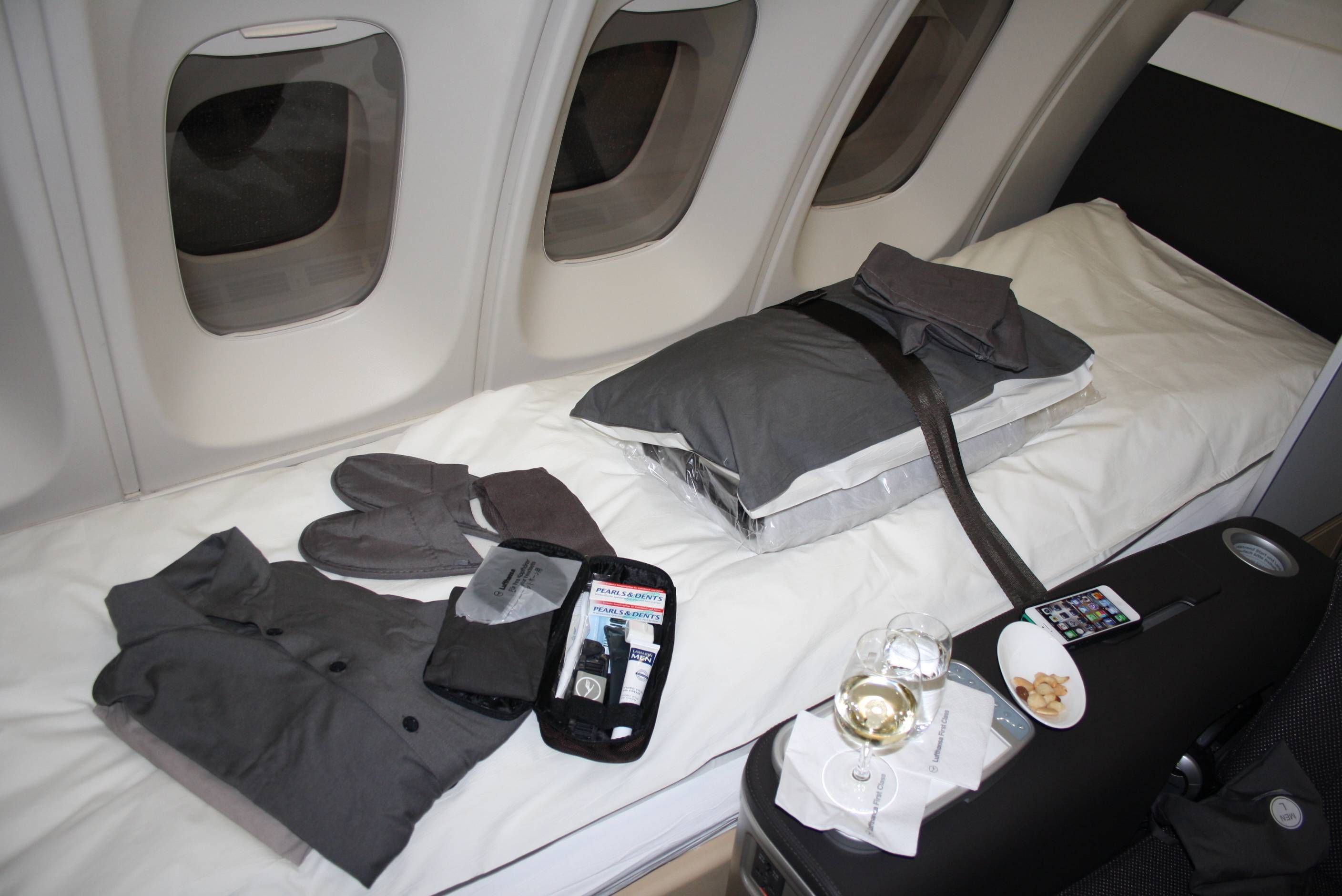 Lufthansa Primeira Classe 747