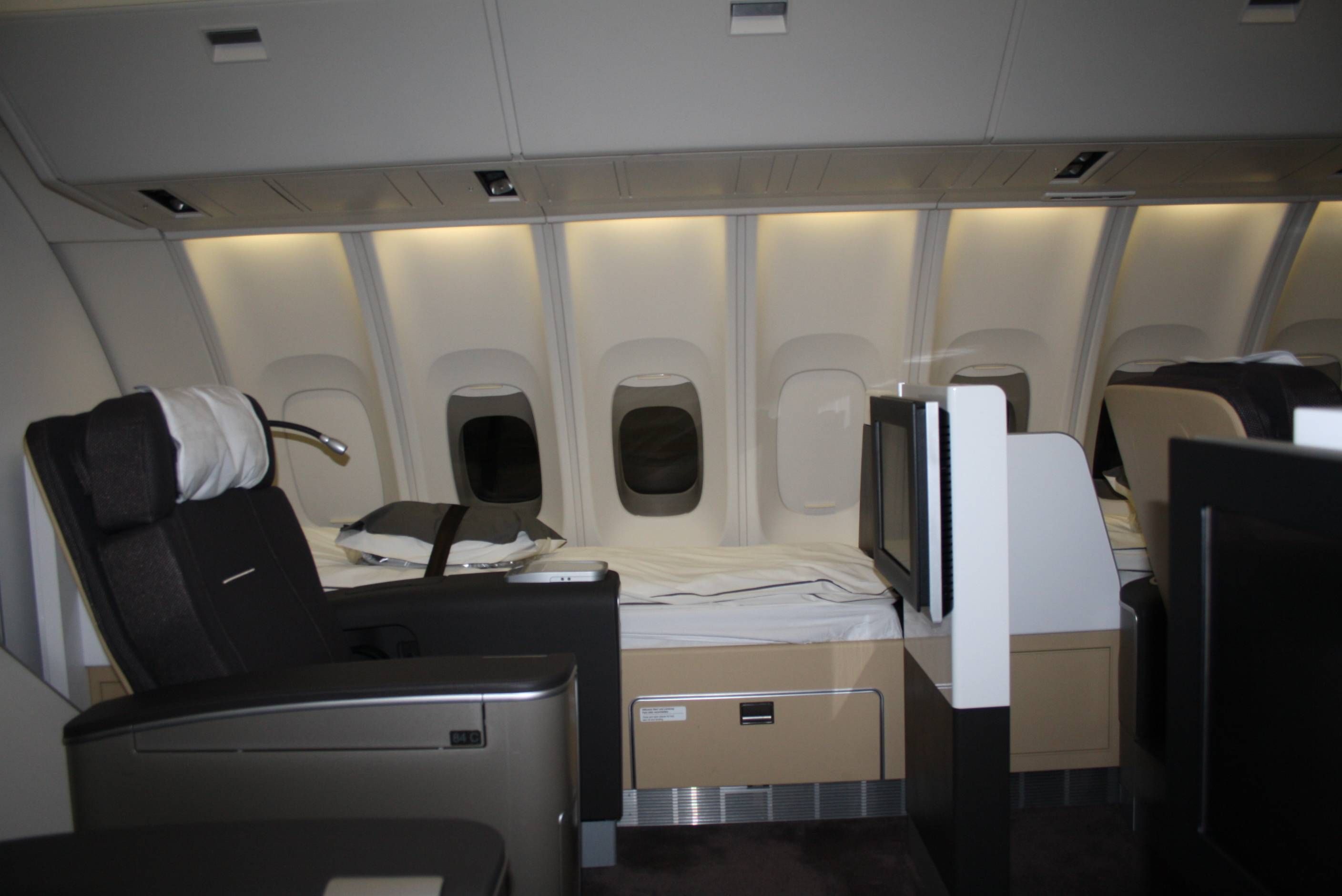 Lufthansa Primeira Classe 747