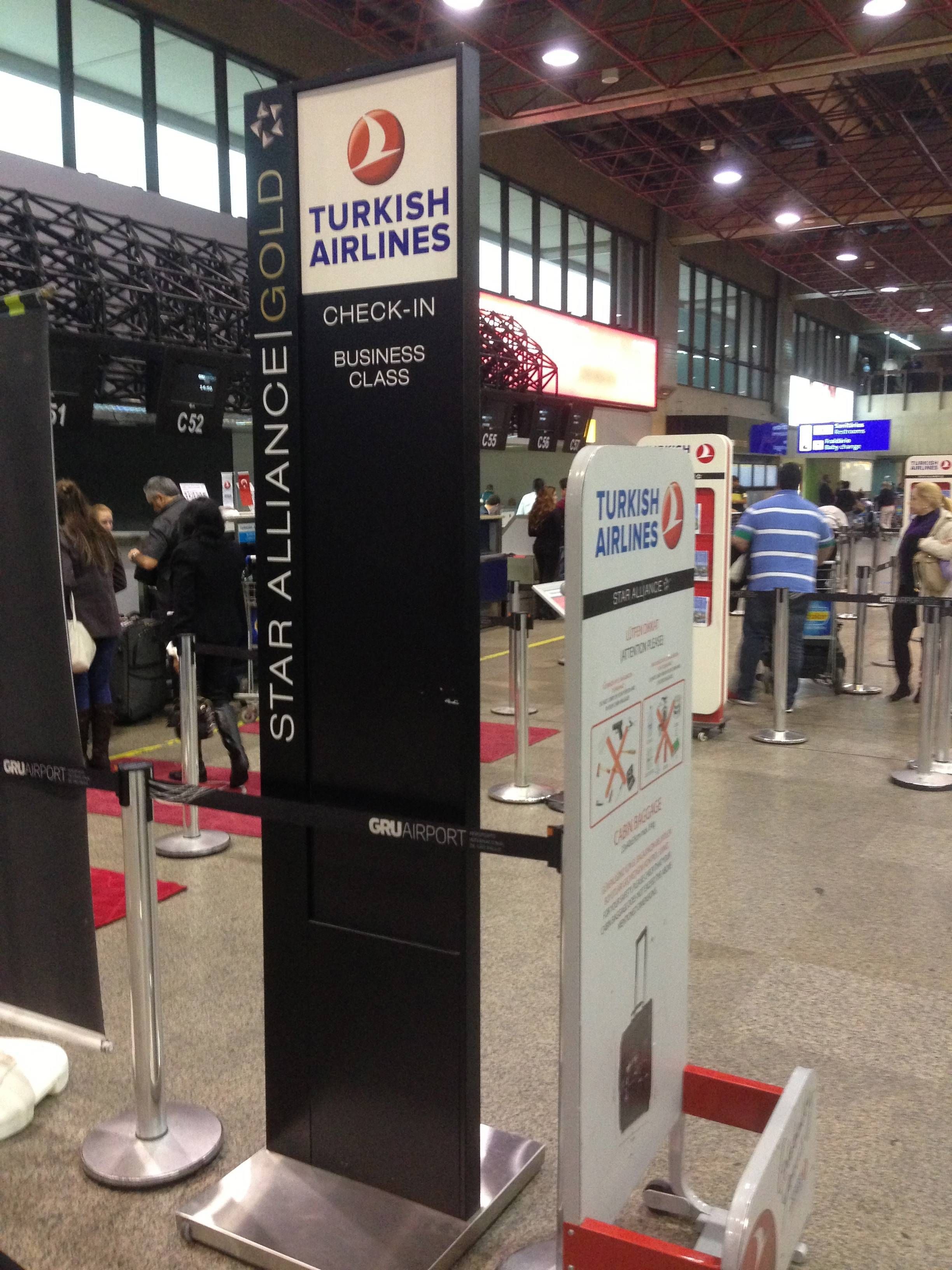 Turkish Airlines checkin executiva