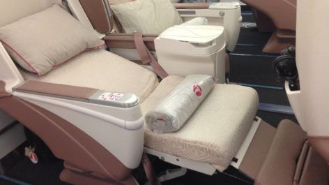 Classe Executiva da Turkish Airlines no Airbus A340