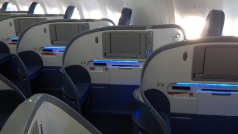 Classe Executiva da Air Canada no Boeing B767-300