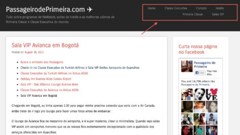 Melhorias no layout do PassageirodePrimeira.com