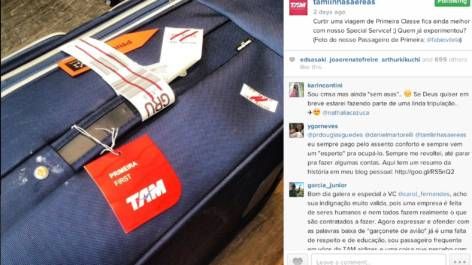 PassageirodePrimeira.com é destaque nas redes sociais da TAM