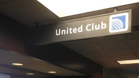 Sala VIP United Club no Aeroporto de Washington