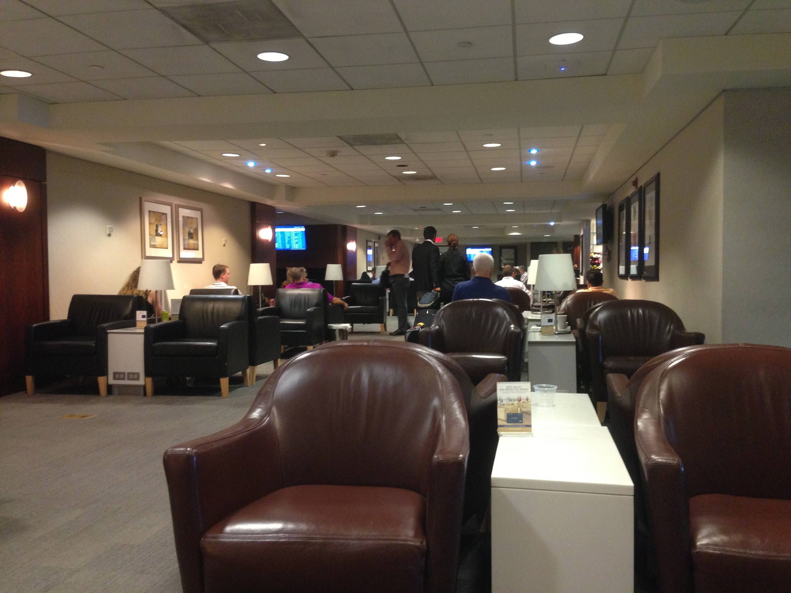 Sala VIP United Club no Aeroporto de Washington