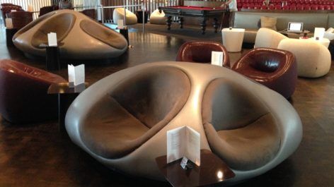 Sala VIP Virgin Atlantic Clubhouse no Aeroporto de Nova York - JFK