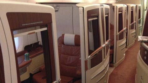 Suites da Singapore Airlines no A380