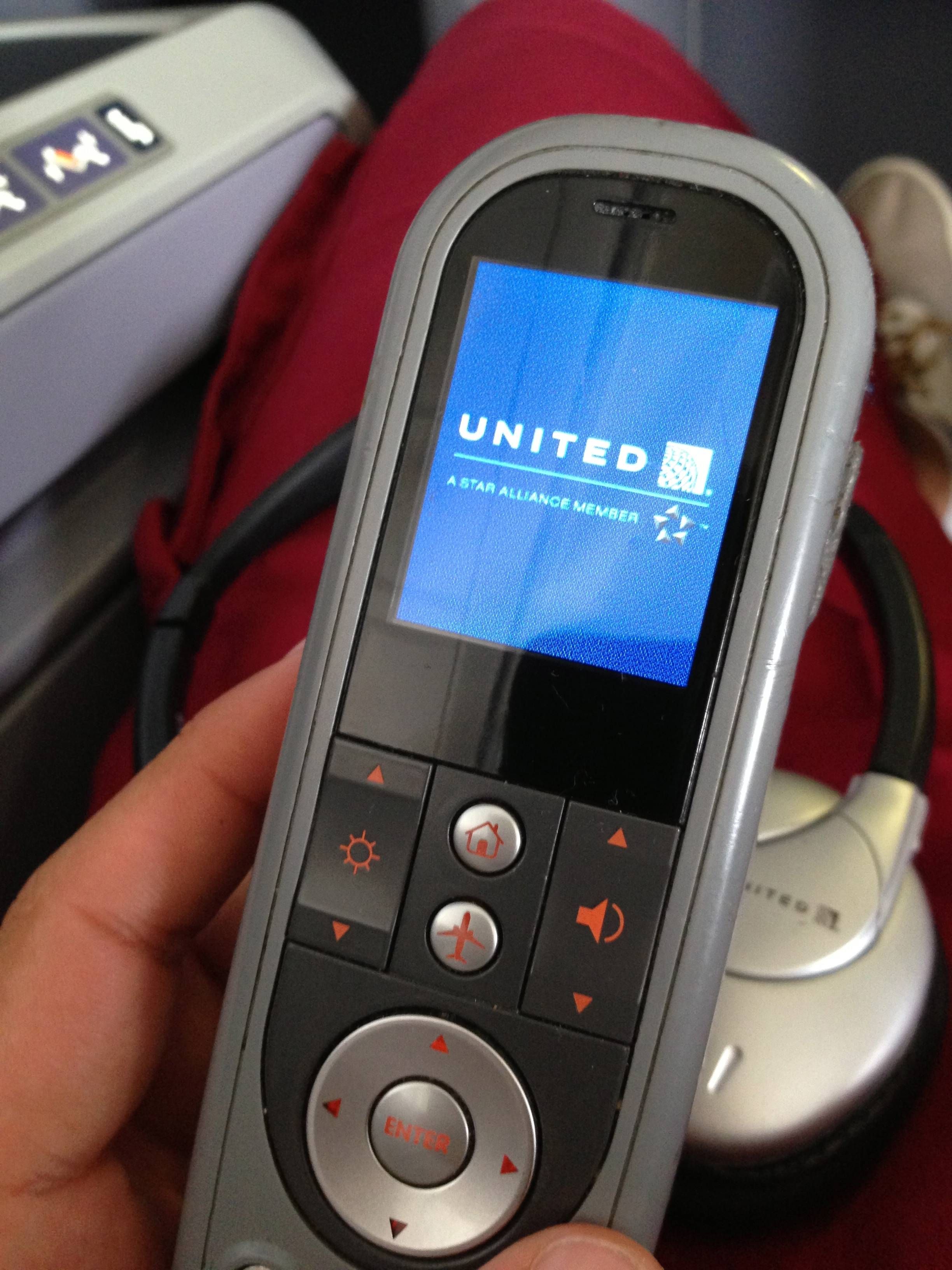 United B757-200 Business Class