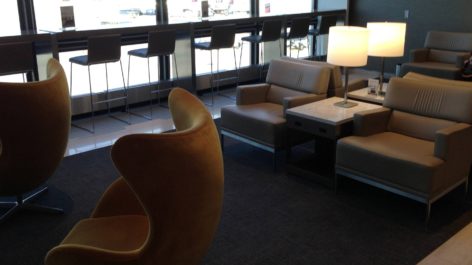 Sala VIP United Club no Aeroporto de Chicago (Nova)