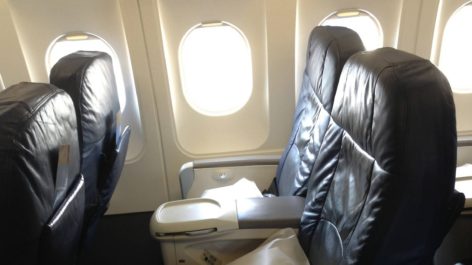 Primeira Classe Doméstica da US Airways no A321