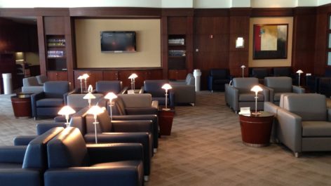 Sala VIP US Airways Club no Aeroporto de Charlotte