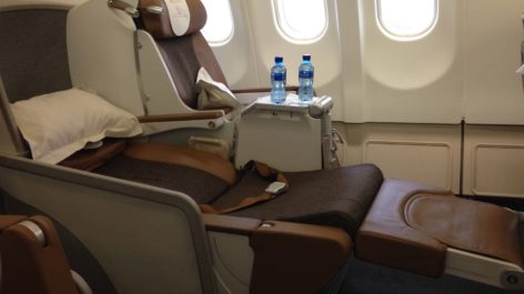 Classe Executiva da South African Airways no A330