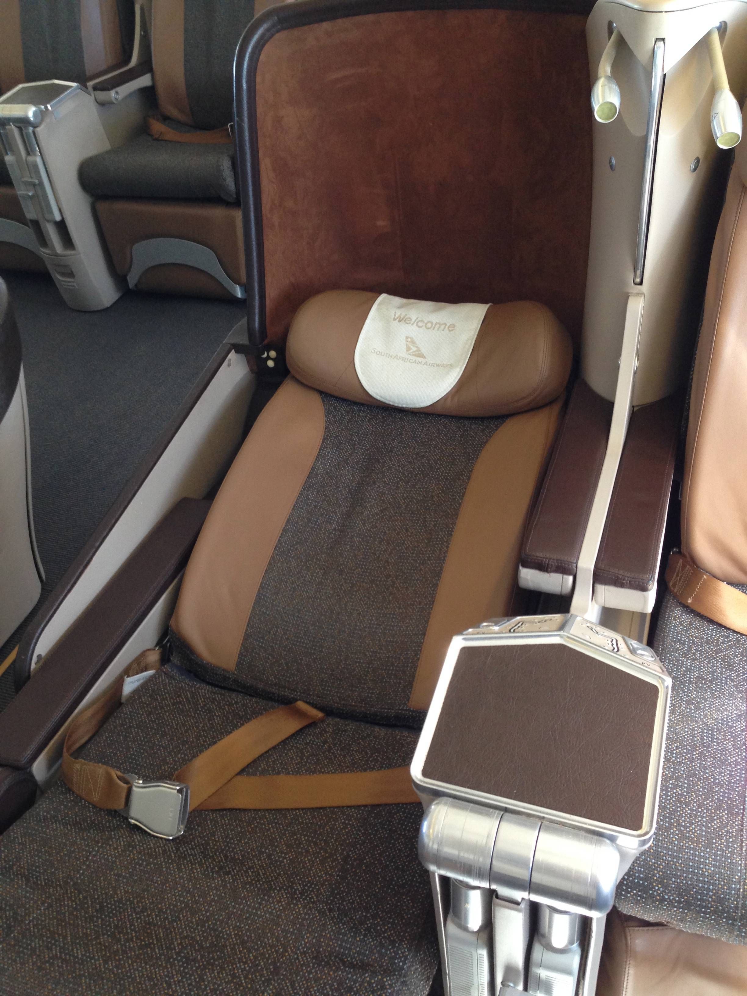 South African Airways Business Class Executiva A340