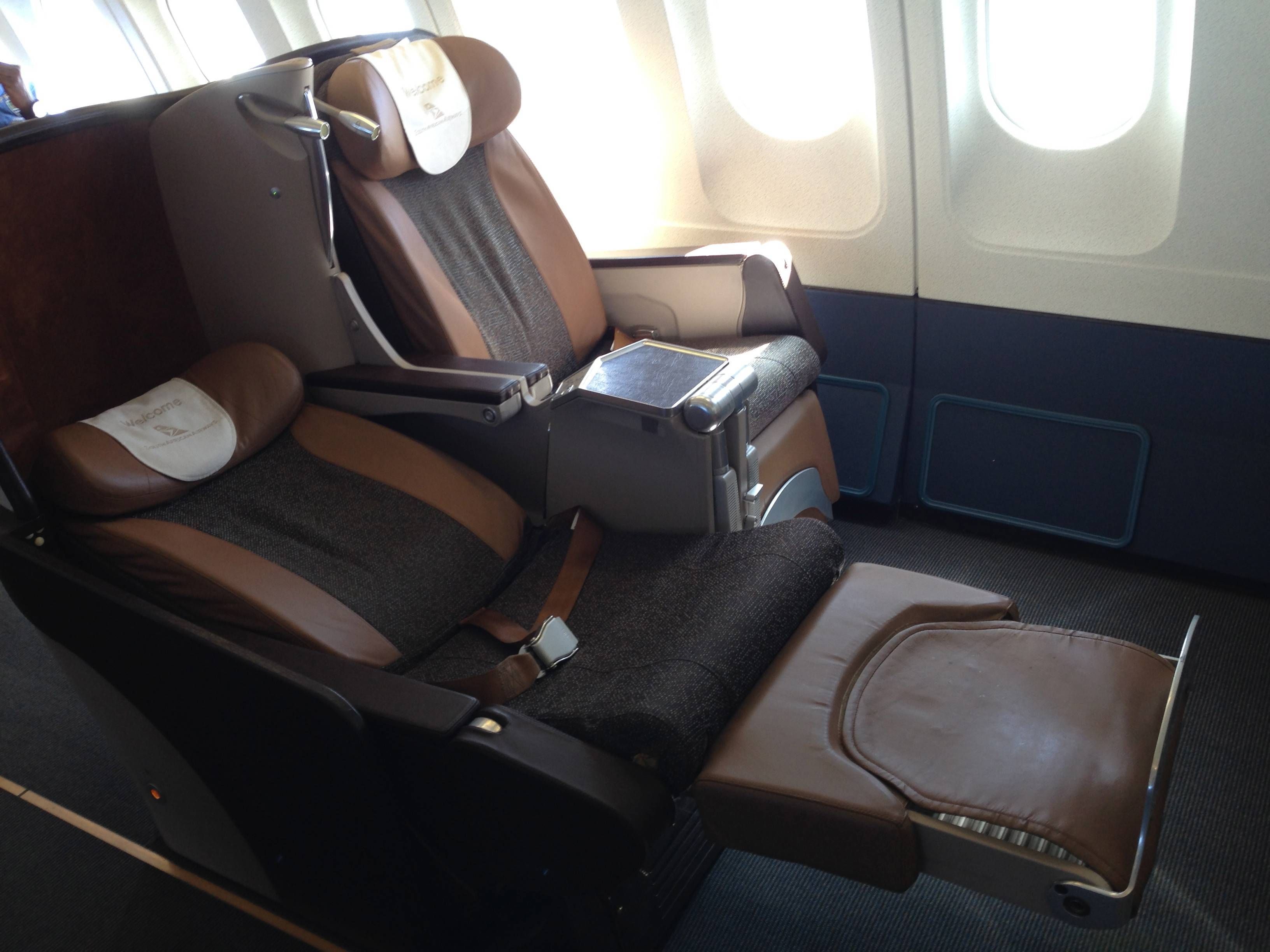 South African Airways Business Class Executiva A340