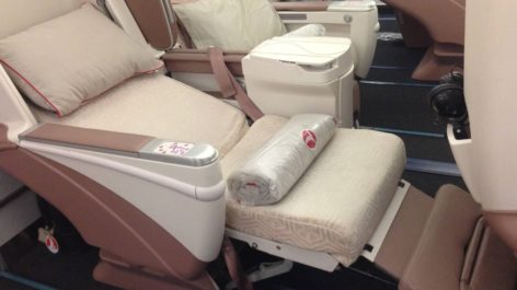 Classe Executiva da Turkish Airlines no A340