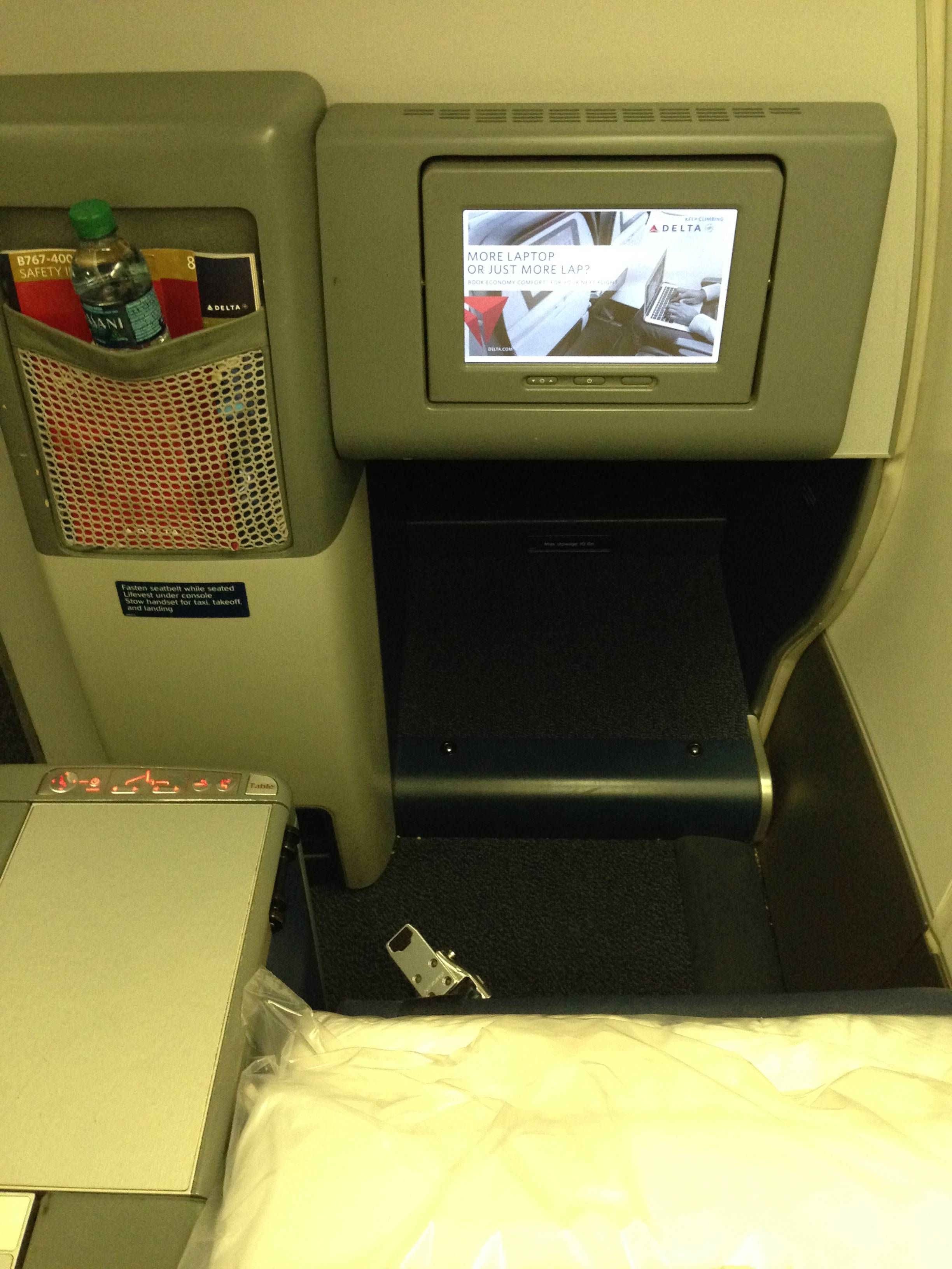 BusinessElite Classe Executiva da Delta no Boeing 767-400ER