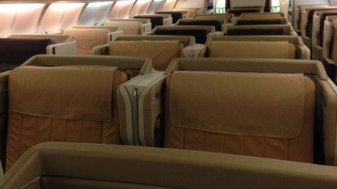Classe Executiva da Singapore Airlines no Airbus A340 - All Business Class