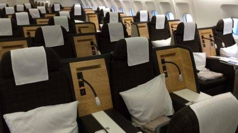 Classe Executiva da Swiss no A340