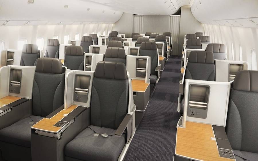 american airlines b767-300 executiva new business class
