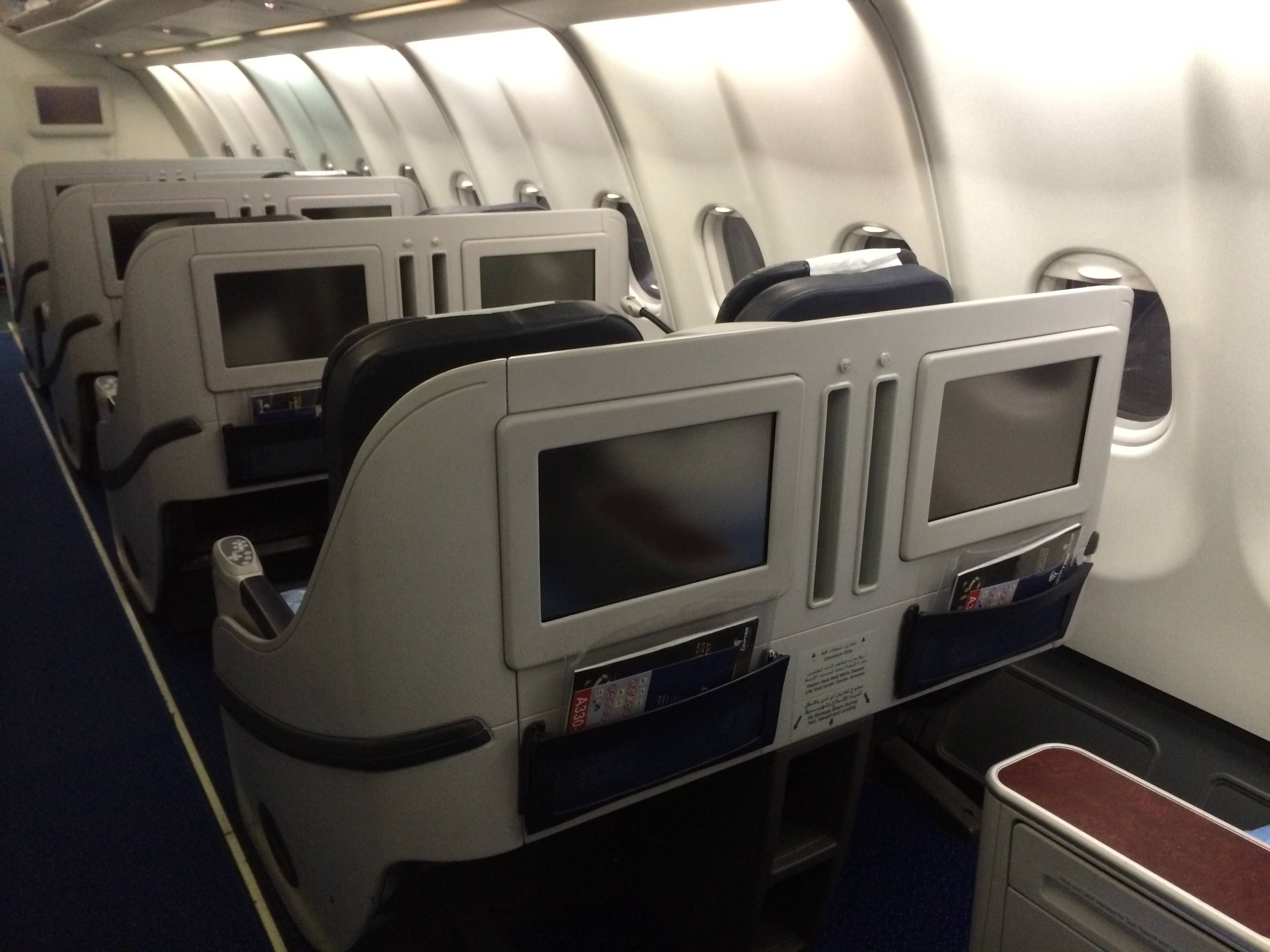 Classe Executiva Egyptair A330 Business Class