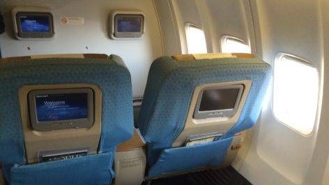 Classe Executiva da Egyptair no B737-800