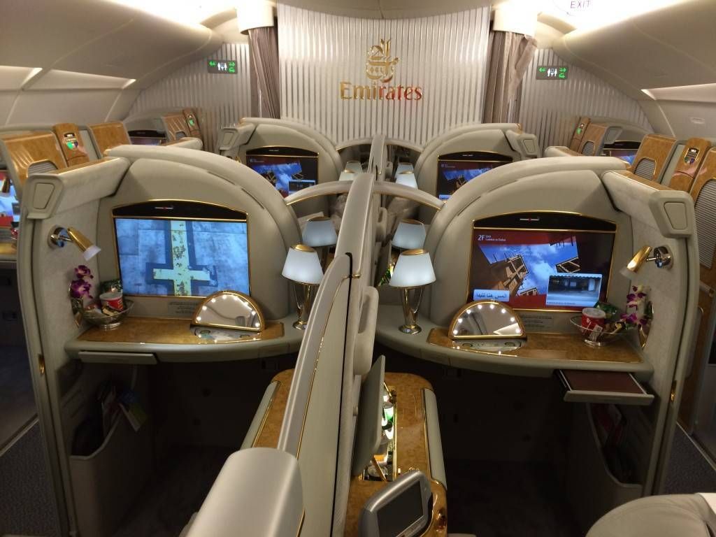 Primeira Classe Emirates Suites A380