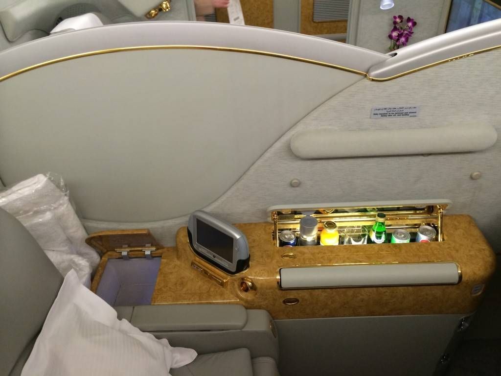 Primeira Classe Emirates Suites A380