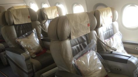 Classe Executiva da Royal Jordanian no A320