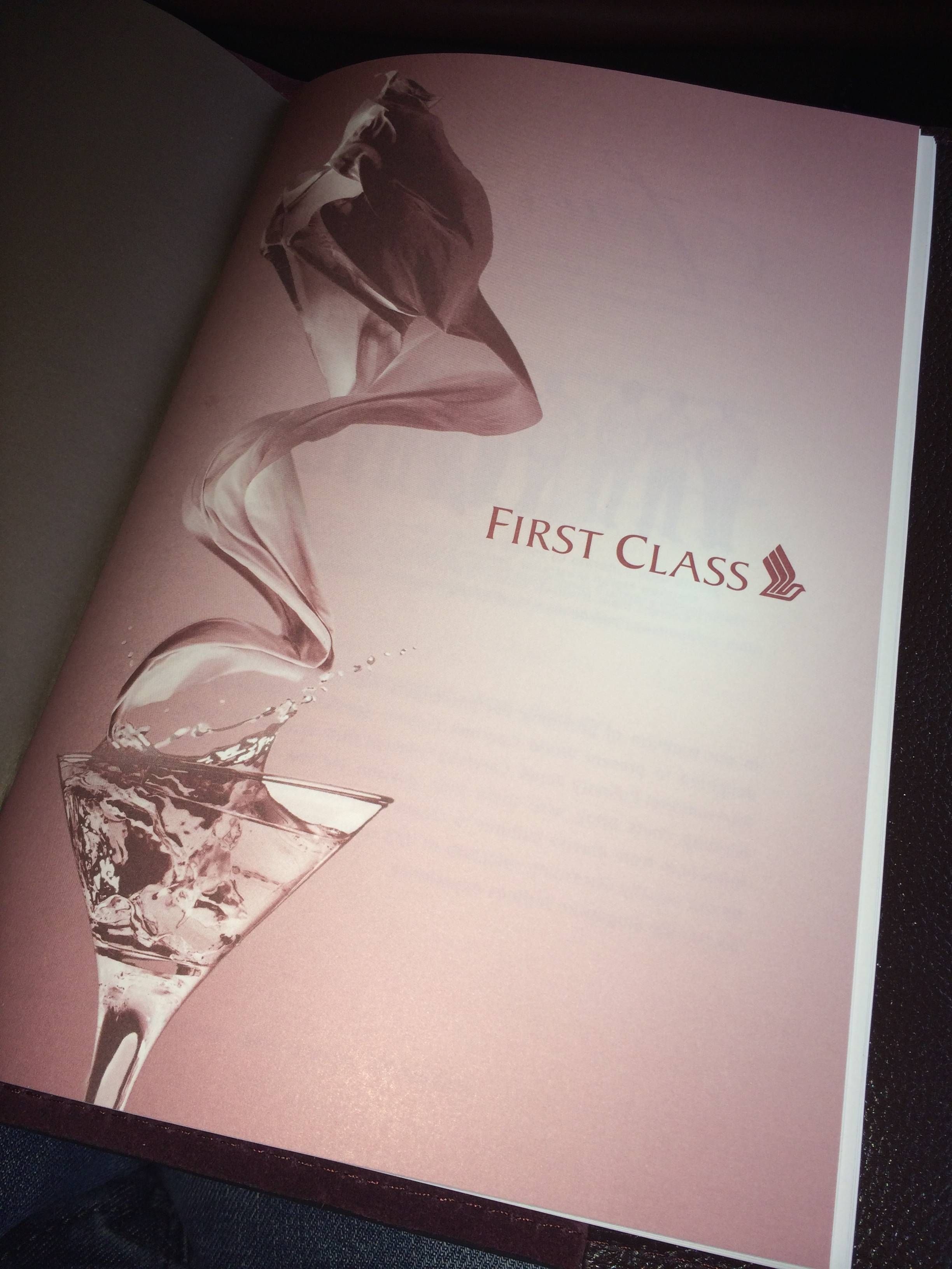 Singapore Airlines First Class Primeira Classe - passageirodeprimeira