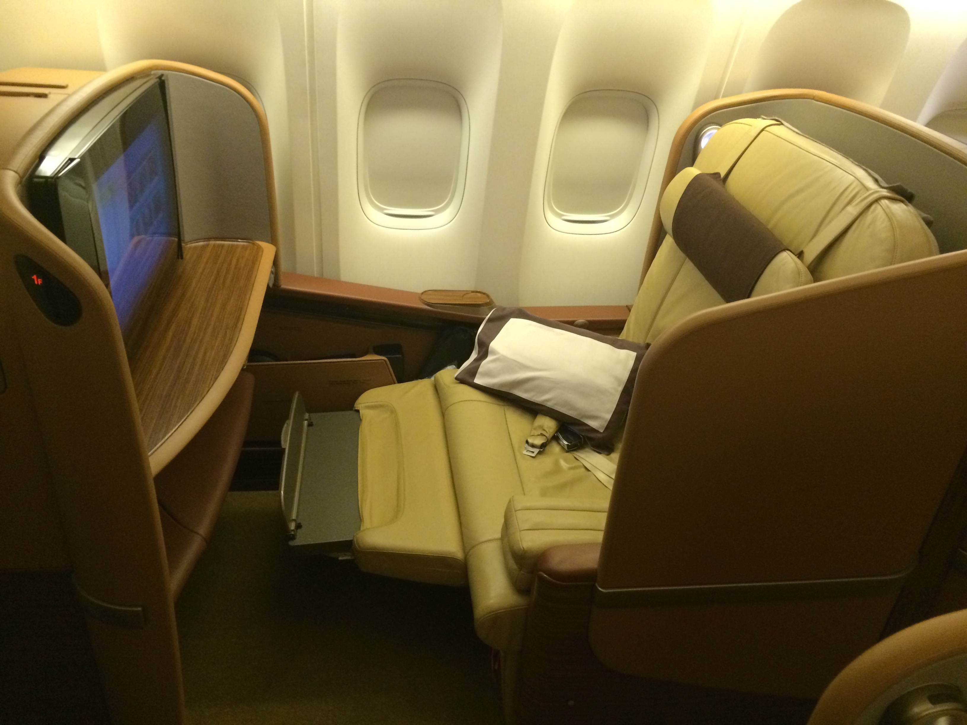 Singapore Airlines First Class Primeira Classe - passageirodeprimeira