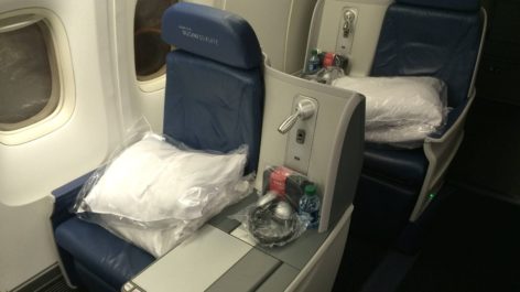 Classe Executiva da Delta no B767-400ER