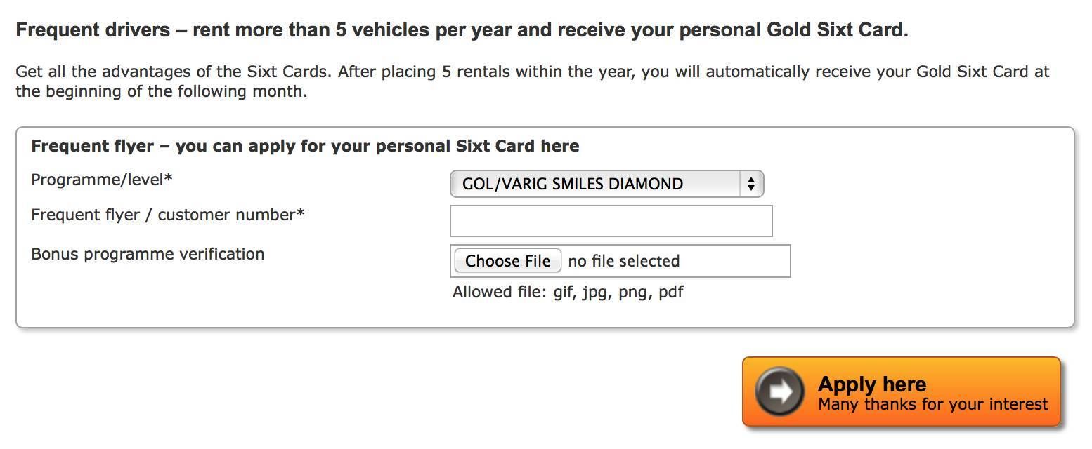 sixt platinum
