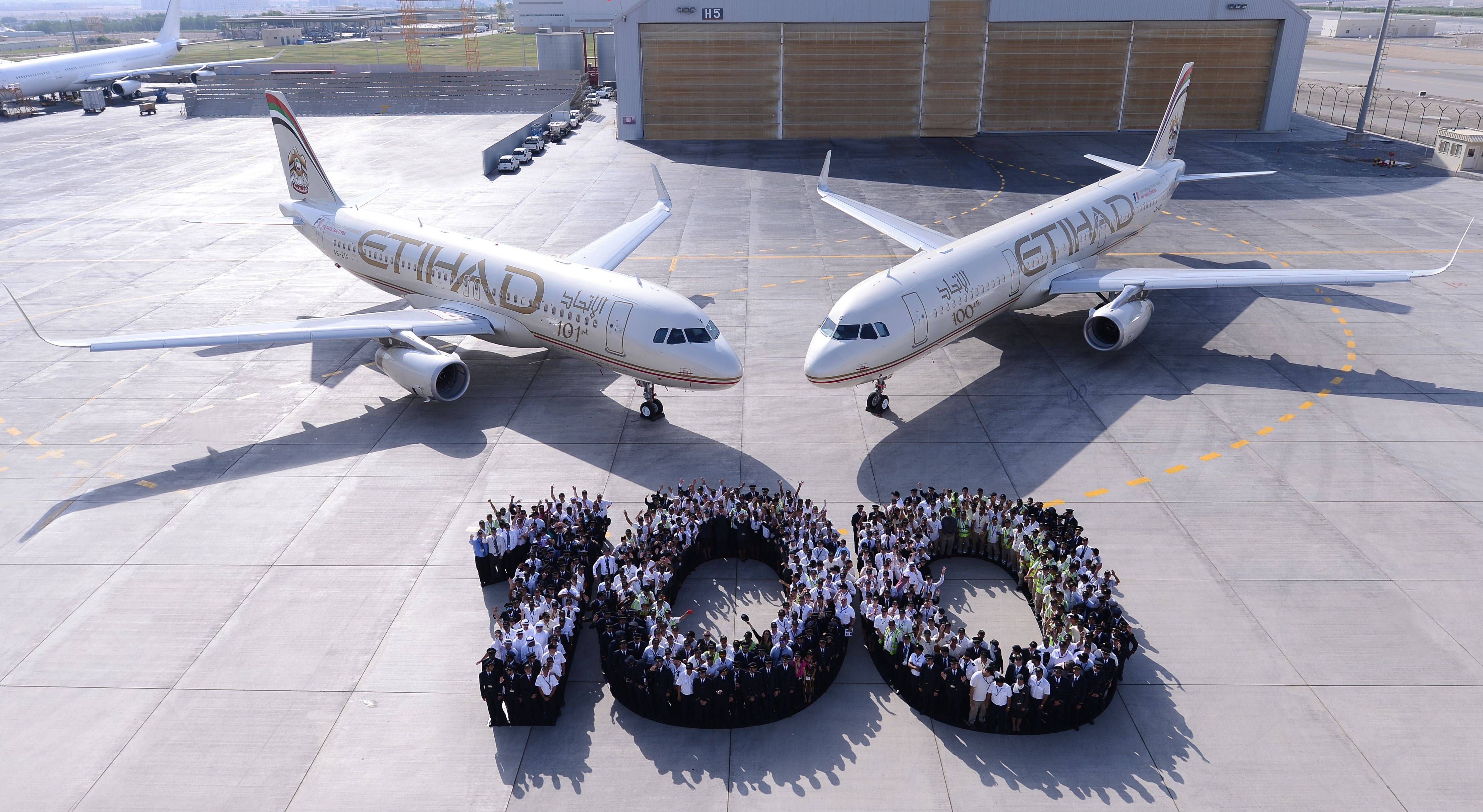 etihad 100th aircraft