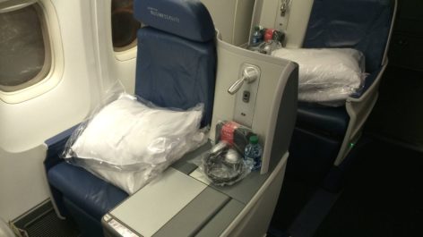 Classe Executiva da Delta no B767-400ER