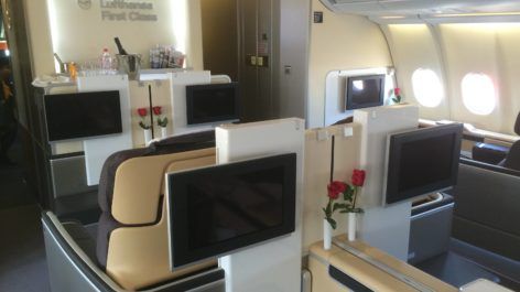 Primeira Classe da Lufthansa no A330