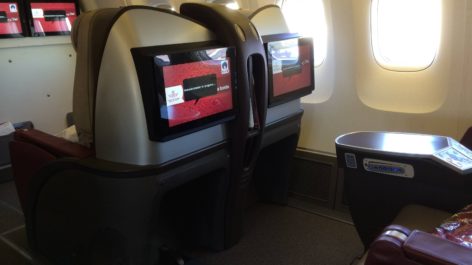 Classe Executiva da Royal Air Maroc no B767-300