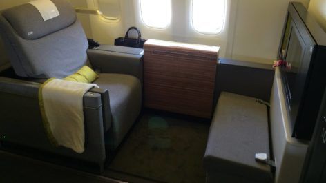 Primeira Classe da TAM no Boeing 777-300ER
