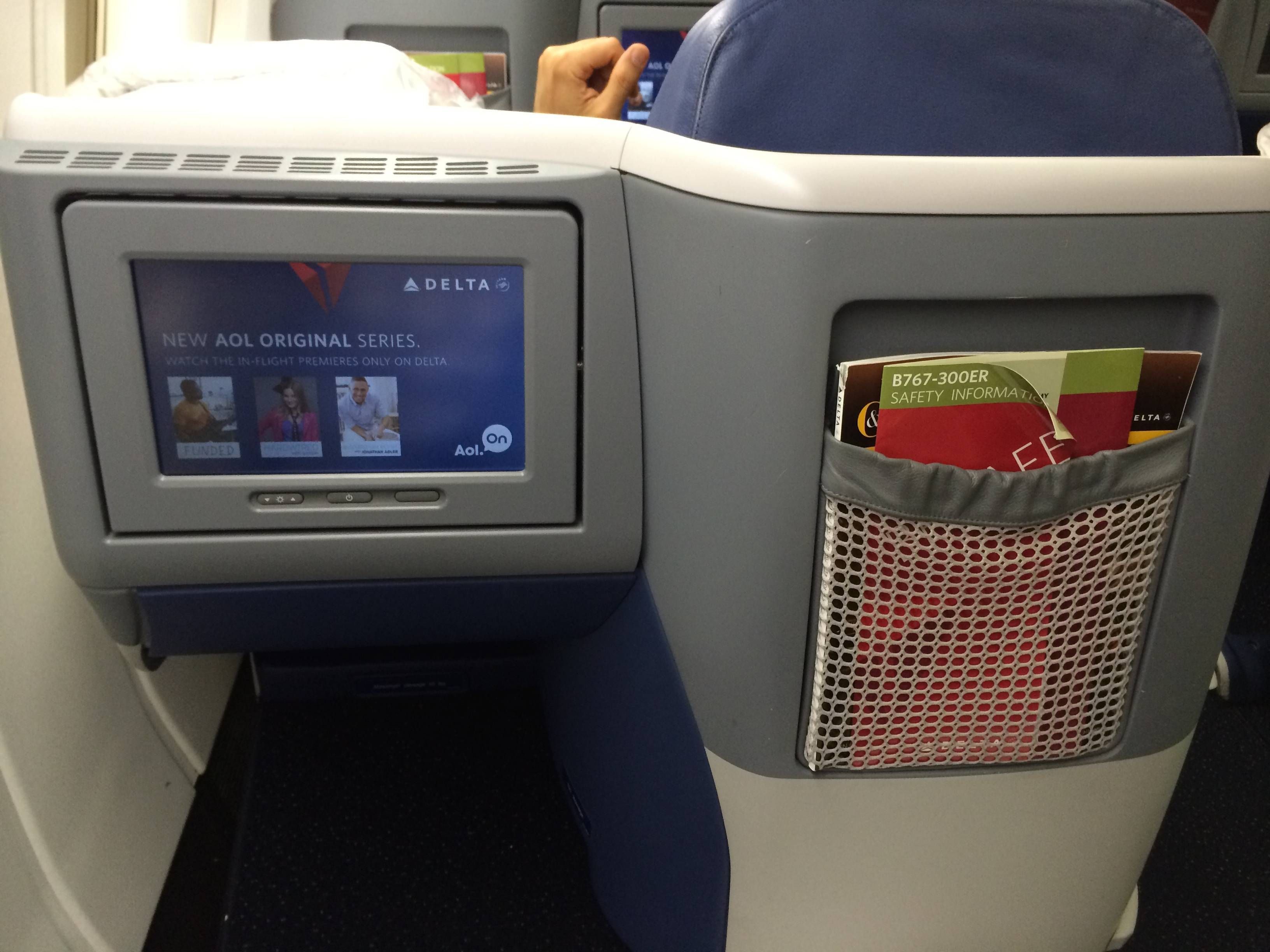 Delta Business Elite B767-400ER Executiva Passageirodeprimeira