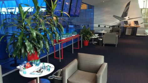 Sala VIP Delta Sky Club no Aeroporto de Nova York (JFK)