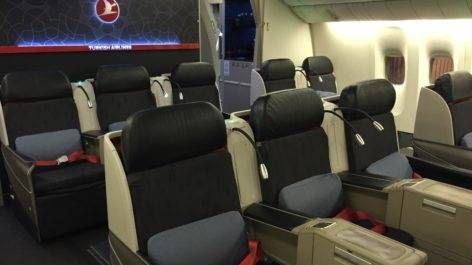 Classe Executiva da Turkish Airlines no B777-300ER