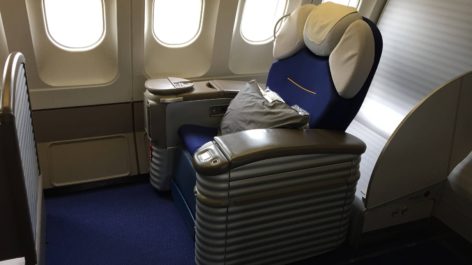 Primeira Classe da Lufthansa no A340