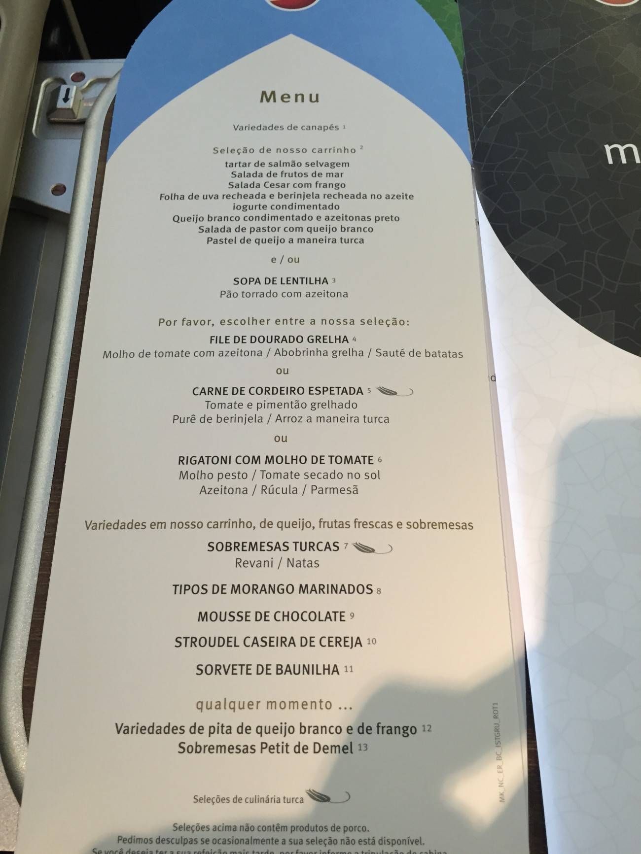 Turkish B777 business class