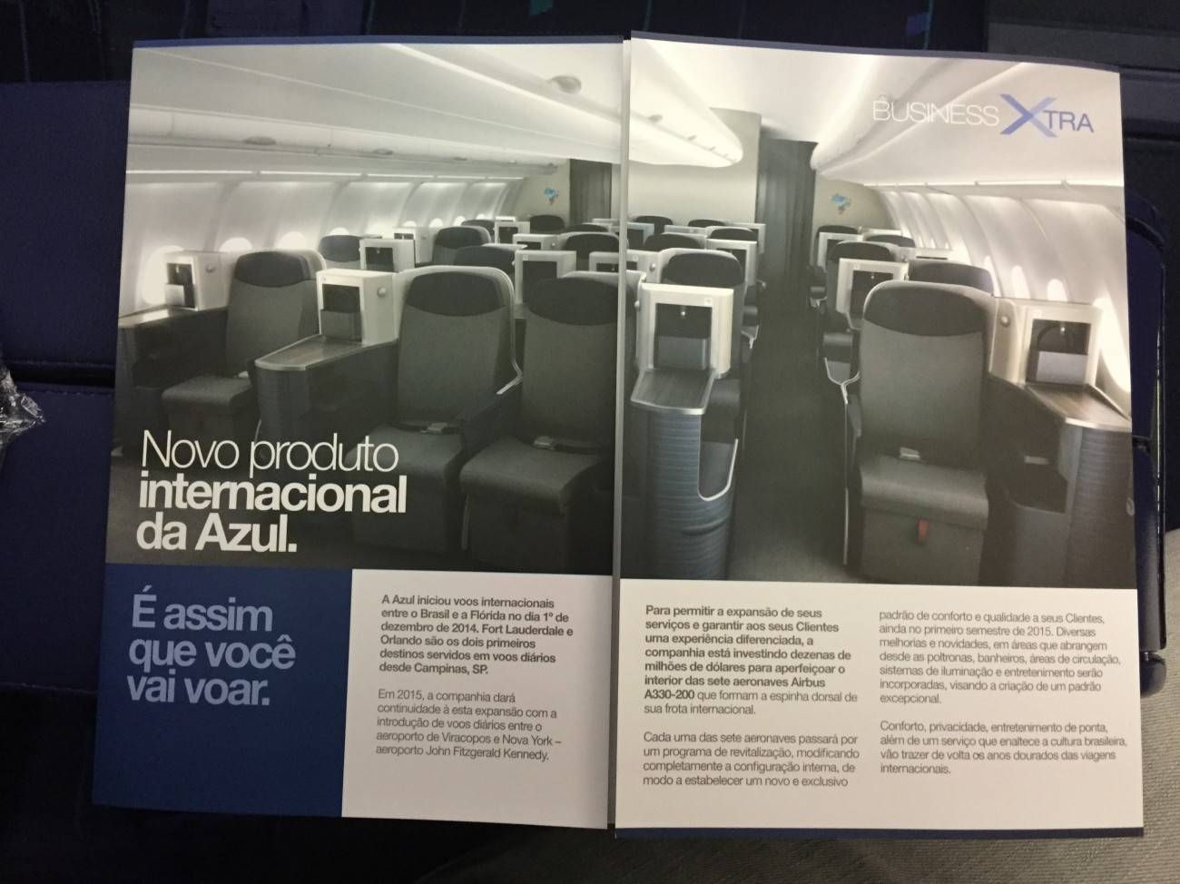 classe executiva azul businesslight a330