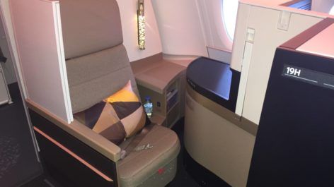 Classe Executiva da Etihad no A380 - Business Studio